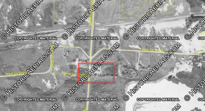 Nova Motel (Larsens Tourist Court) - 1954 Aerial (newer photo)